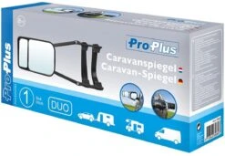 PROPLUS Pro Plus Caravanspiegel - Duo - 23 Cm - Universeel Voor Links En Rechts - Zwart -Buiten Kamperen 1200x829 3