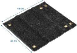 PROPLUS Pro Plus Mat Voor Camper Opstapje - Zwart - 46 X 40 Cm -Buiten Kamperen 1200x836