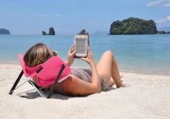 Y-ply Ruggensteuntje - Strandstoel - Opvouwbaar - Rood -Buiten Kamperen 1200x839