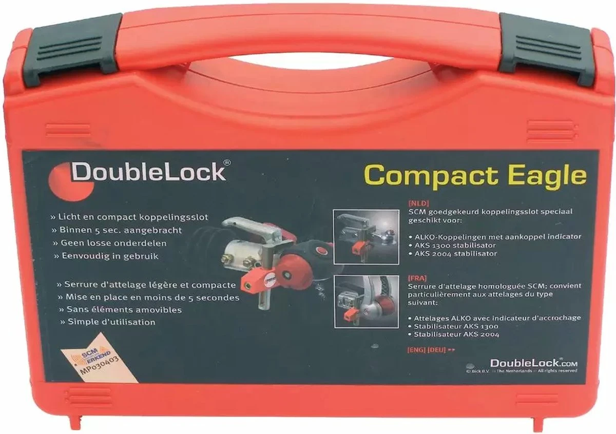 SCM Gekeurd Compact Eagle Disselslot Van DoubleLock (AL-KO) 5 SCM Gekeurd Compact Eagle Disselslot Van DoubleLock (AL-KO) - Afbeelding 3