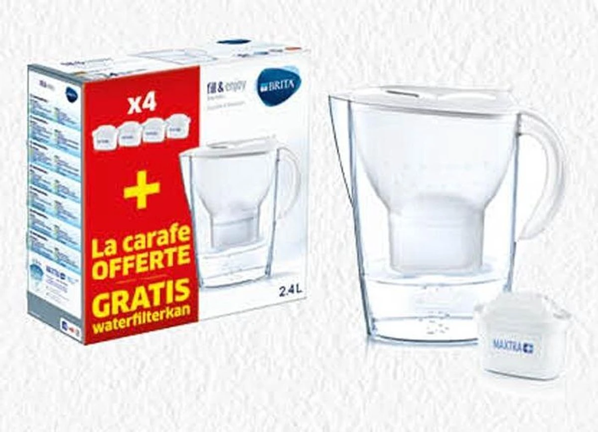 BRITA Waterfilterbundel Marella Cool White + 4 MAXTRA+ Filterpatronen 9 BRITA Waterfilterbundel Marella Cool White + 4 MAXTRA+ Filterpatronen - Afbeelding 7