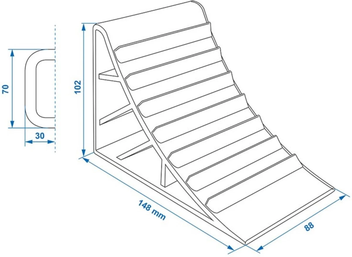 Proplus Wielkeg Kunststof Met Handvat 16,5 Cm Zwart 2 Stuks 6 Proplus Wielkeg Kunststof Met Handvat 16,5 Cm Zwart 2 Stuks - Afbeelding 4