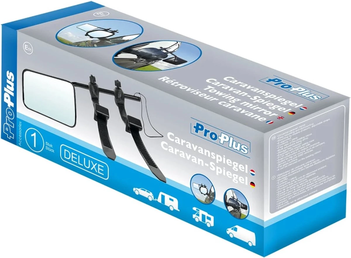 PROPLUS Pro Plus Caravanspiegel - Deluxe - Universeel Voor Links En Rechts - Zwart 8 PROPLUS Pro Plus Caravanspiegel - Deluxe - Universeel Voor Links En Rechts - Zwart - Afbeelding 6