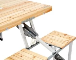 CAMPZ Fir Wood Picknicktafel, Bruin/grijs 15 CAMPZ Fir Wood Picknicktafel, Bruin/grijs -Buiten Kamperen 1200x937