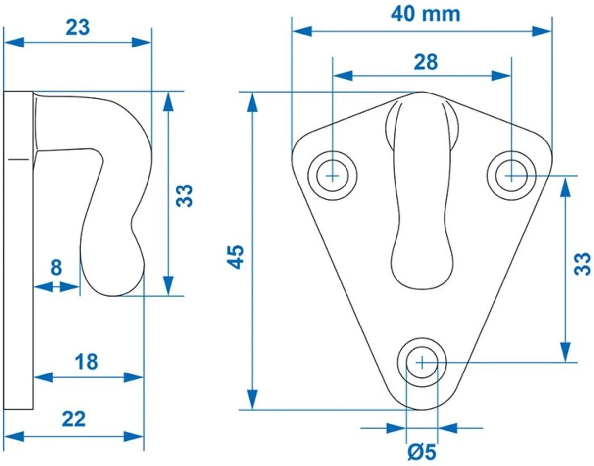 PROPLUS Pro Plus Haak - Touwhaak - Metaal - 40 X 45 Mm - 20 Stuks 9 PROPLUS Pro Plus Haak - Touwhaak - Metaal - 40 X 45 Mm - 20 Stuks - Afbeelding 7