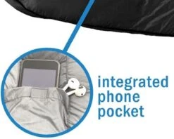 HikeMeister Mummy Slaapzak 1600 Gram - Kamperen - Zwart - Ca. 220 X 80 Cm - Met Binnenzak - Comfortzone: 0-15 Graden - Draagtas -Buiten Kamperen 1200x964 1