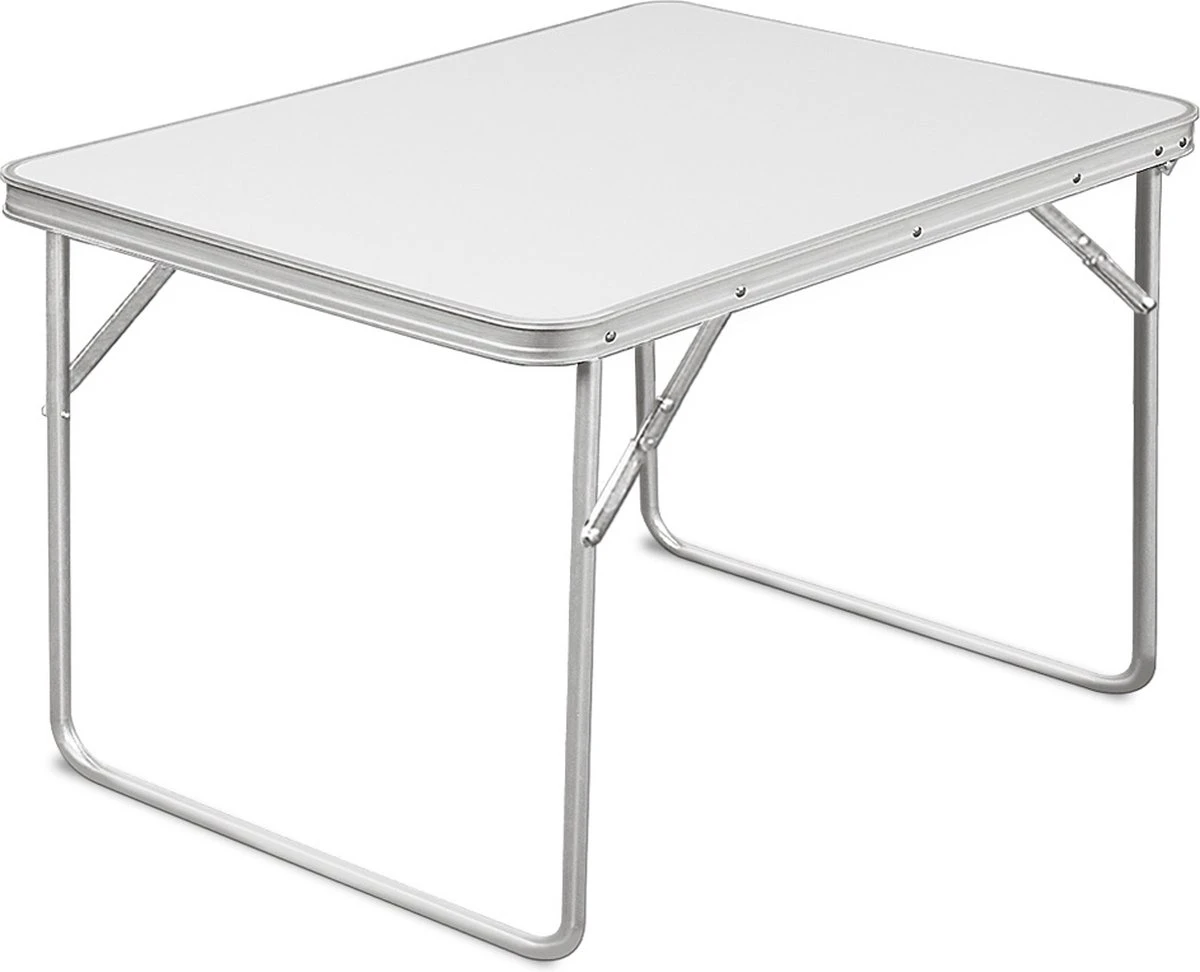 Merkloos Aluminium Inklapbare Tuintafel - Campingtafel - 80x60x68 Cm 3 Merkloos Aluminium Inklapbare Tuintafel - Campingtafel - 80x60x68 Cm