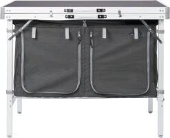 Campart Campingkeuken KI-0757 – Complete Keuken En Campingkast – Opvouwbaar En Inclusief Draagtas - Grijs -Buiten Kamperen 1200x973