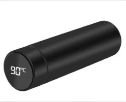 YUNICS® Thermoskan - Met Smart Temperatuur Display - Thermos - Thermosfles - Thermosbeker - Thermofles - Isoleerfles - Travel Mug - RVS - Zwart -Buiten Kamperen 1200x977 5