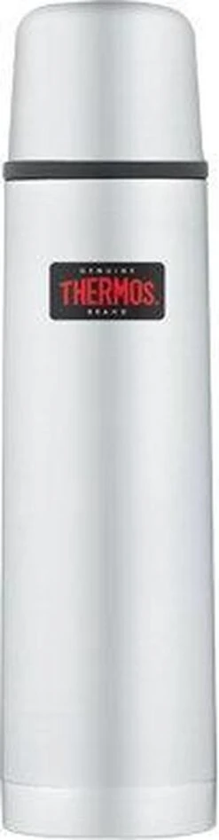 Thermos Isoleerfles - Thermax - 1 Liter - Zilver -Buiten Kamperen 313x1200