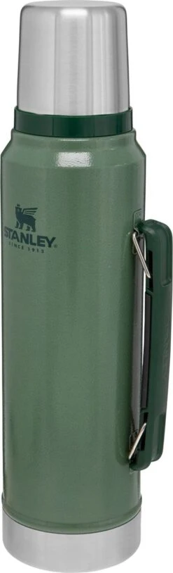 Stanley The Legendary Classic Bottle 1,00L - Thermosfles - Hammertone Green -Buiten Kamperen 364x1200