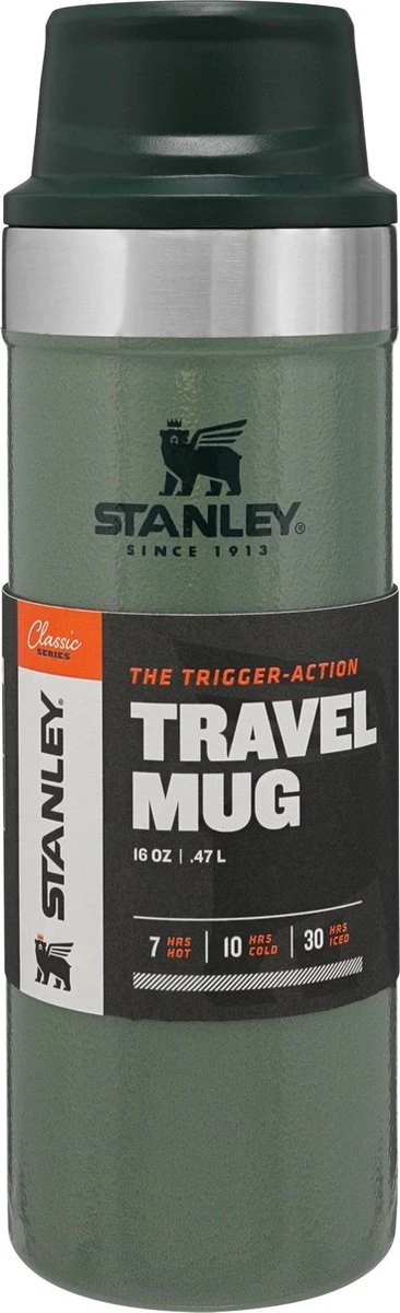 Stanley Trigger-Action Travel Mug 0.47L - Thermosfles - Hammertone Green 13 Stanley Trigger-Action Travel Mug 0.47L - Thermosfles - Hammertone Green - Afbeelding 11