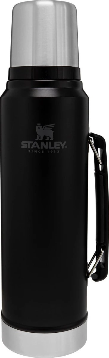 Stanley The Legendary Classic Bottle 1,00L - Thermosfles - Matte Black 10 Stanley The Legendary Classic Bottle 1,00L - Thermosfles - Matte Black - Afbeelding 8