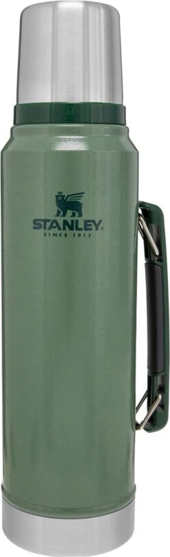 Stanley The Legendary Classic Bottle 1,00L - Thermosfles - Hammertone Green -Buiten Kamperen 367x1200