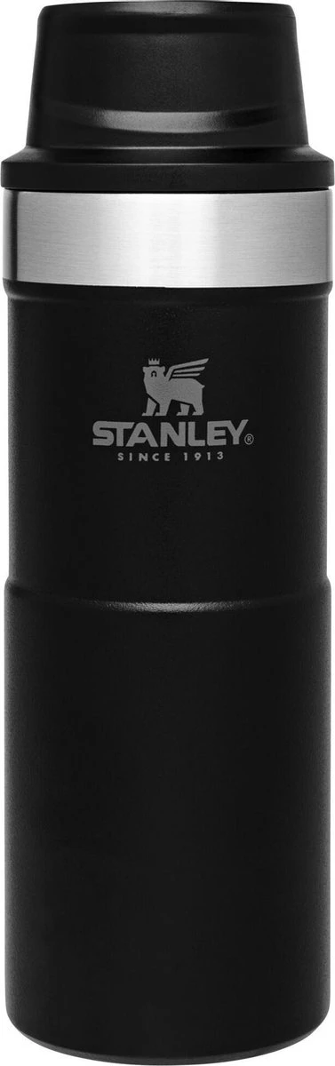 Stanley Trigger-Action Travel Mug 0.35L - Thermosfles - Matt Black 3 Stanley Trigger-Action Travel Mug 0.35L - Thermosfles - Matt Black