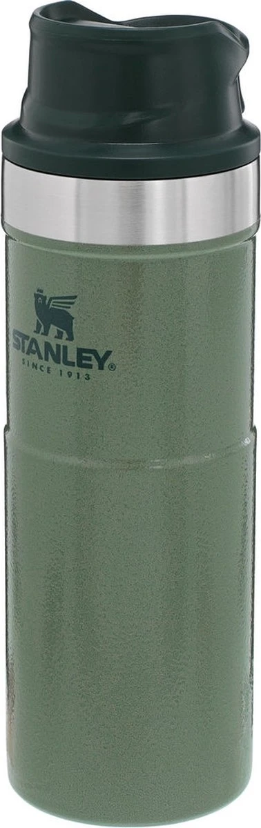 Stanley Trigger-Action Travel Mug 0.47L - Thermosfles - Hammertone Green 4 Stanley Trigger-Action Travel Mug 0.47L - Thermosfles - Hammertone Green - Afbeelding 2