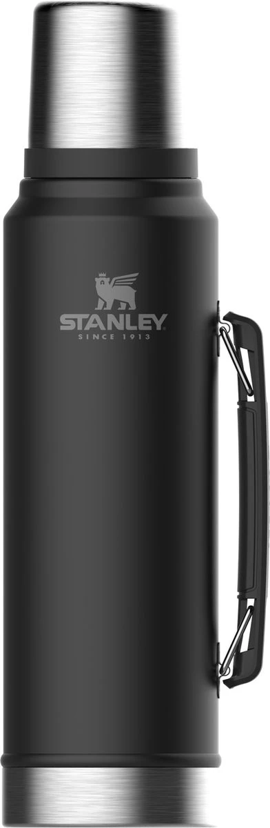 Stanley The Legendary Classic Bottle 1,00L - Thermosfles - Matte Black 15 Stanley The Legendary Classic Bottle 1,00L - Thermosfles - Matte Black - Afbeelding 13