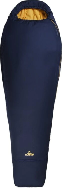 NOMAD Inca 750 - Mummy Slaapzak - 210 X 80/50 - Donkerblauw -Buiten Kamperen 401x1200