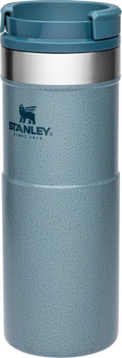 Stanley The NeverLeak™ Travel Mug 0,47L NEW - Thermosfles - Hammertone Ice -Buiten Kamperen 408x1200 1