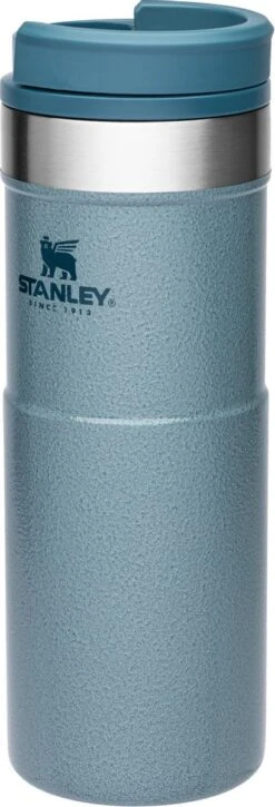 Stanley The NeverLeak™ Travel Mug 0,47L NEW - Thermosfles - Hammertone Ice -Buiten Kamperen 409x1200 2
