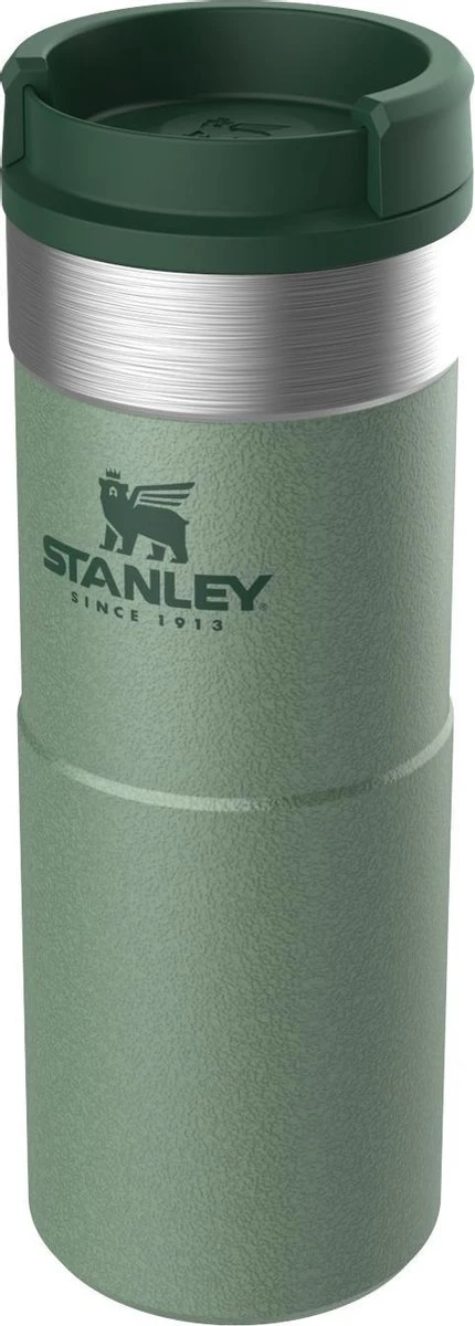 Stanley The NeverLeak™ Travel Mug 0,35L NEW - Thermosfles - Hammertone Green 7 Stanley The NeverLeak™ Travel Mug 0,35L NEW - Thermosfles - Hammertone Green - Afbeelding 5