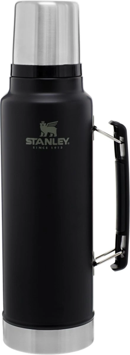 Stanley The Legendary Classic Bottle 1,00L - Thermosfles - Matte Black 18 Stanley The Legendary Classic Bottle 1,00L - Thermosfles - Matte Black - Afbeelding 16