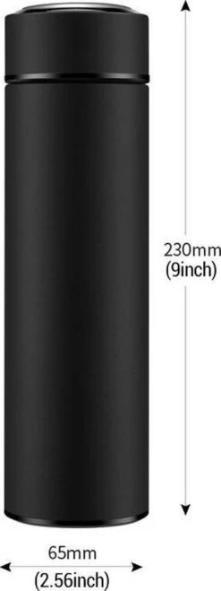 Thermosfles 500 Ml - Met Thee Filter - Mat Zwart 17 Thermosfles 500 Ml - Met Thee Filter - Mat Zwart -Buiten Kamperen 450x1200 2