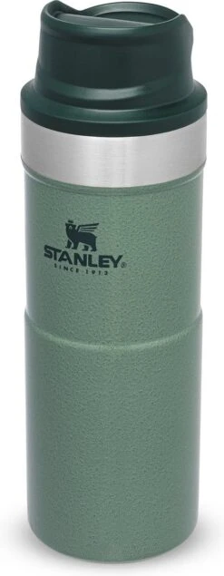Stanley Trigger-Action Travel Mug 0.35L - Thermosfles - Hammertone Green -Buiten Kamperen 467x1200