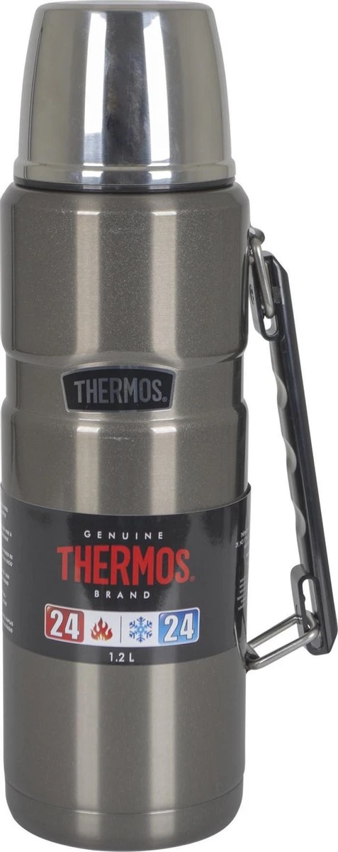 Thermos - Isoleerfles - King - Thermax - Grijs 4 Thermos - Isoleerfles - King - Thermax - Grijs - Afbeelding 2