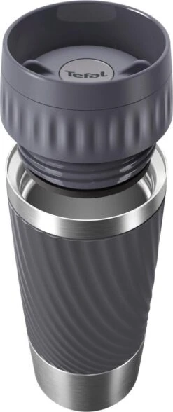 Tefal Travel Mug Easy Twist Thermobeker - Antraciet - 0,36 Liter 22 Tefal Travel Mug Easy Twist Thermobeker - Antraciet - 0,36 Liter -Buiten Kamperen 504x1200