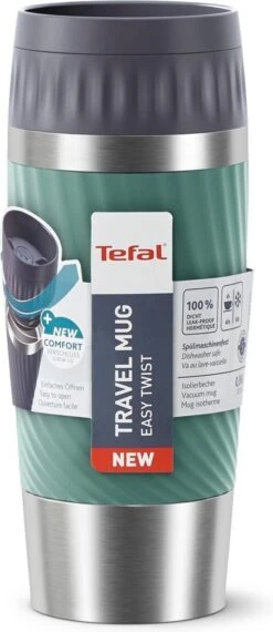 Tefal Travel Mug Easy Twist Thermobeker - Groen - 0,36 Liter 23 Tefal Travel Mug Easy Twist Thermobeker - Groen - 0,36 Liter -Buiten Kamperen 520x1200 4