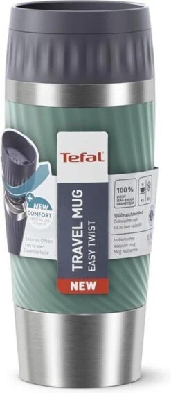 Tefal Travel Mug Easy Twist Thermobeker - Groen - 0,36 Liter 32 Tefal Travel Mug Easy Twist Thermobeker - Groen - 0,36 Liter -Buiten Kamperen 522x1200 3