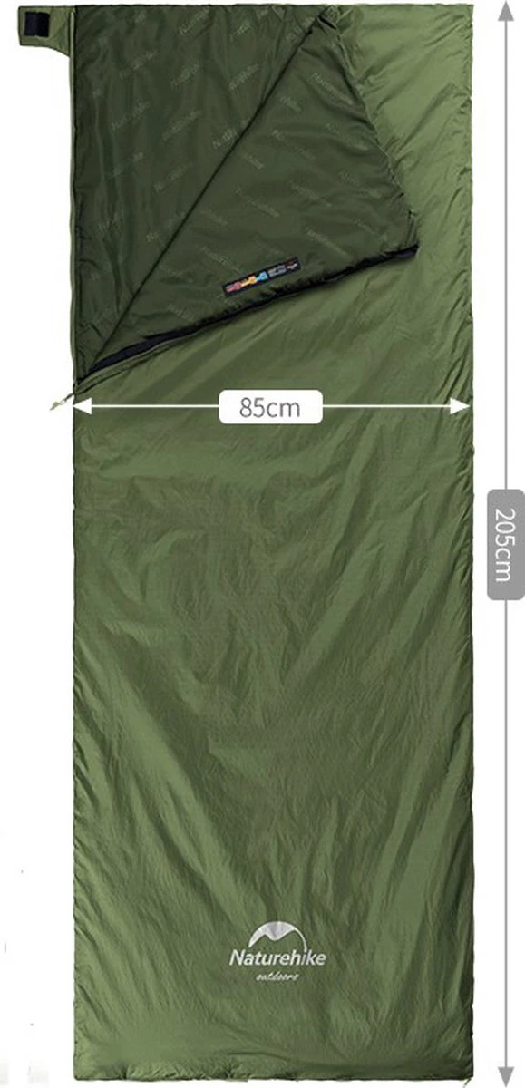 Naturehike® Slaapzak - Lichtgewicht - 205*85cm - Compact - Waterdicht - 3 Seizoenen Slaapzak Lente, Zomer & Herfst - Outdoor - Slaapzakken Volwassen & Kinderen 4 Naturehike® Slaapzak - Lichtgewicht - 205*85cm - Compact - Waterdicht - 3 Seizoenen Slaapzak Lente, Zomer & Herfst - Outdoor - Slaapzakken Volwassen & Kinderen - Afbeelding 2
