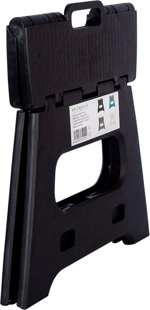 Splendole Opstapje Inklapbaar Caravanopstapje - Opvouwbaar - 120 Kg - 27 Cm Krukje Zwart 8 Splendole Opstapje Inklapbaar Caravanopstapje - Opvouwbaar - 120 Kg - 27 Cm Krukje Zwart - Afbeelding 6