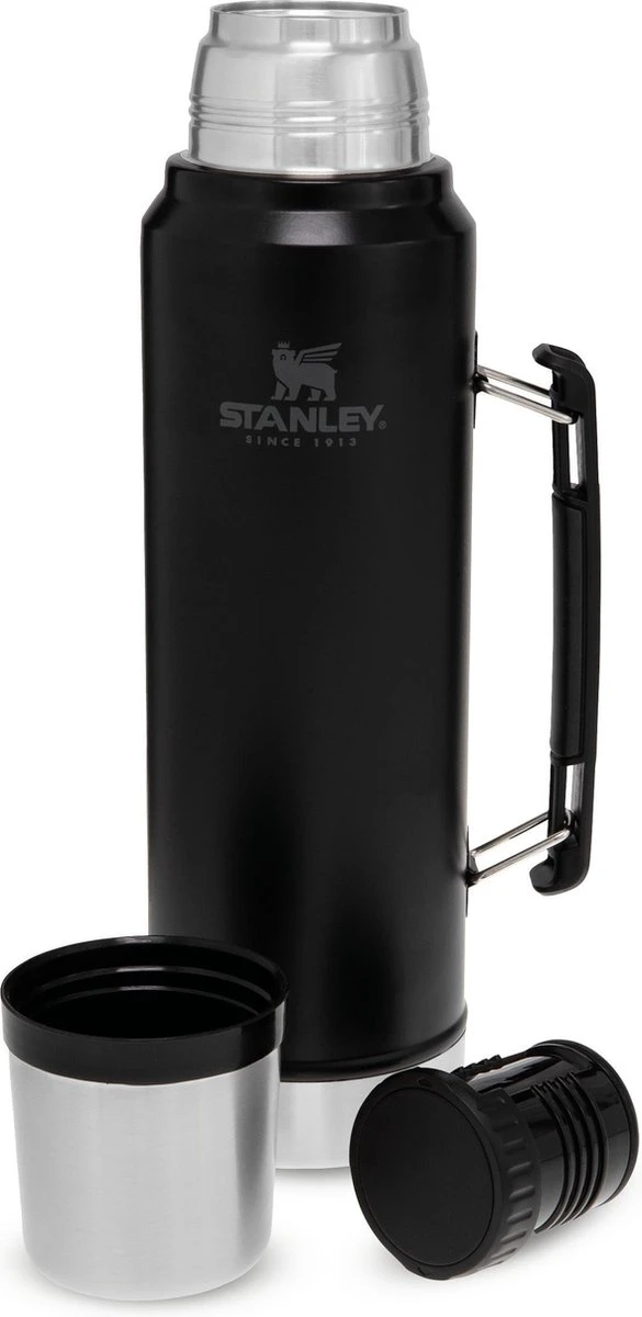 Stanley The Legendary Classic Bottle 1,00L - Thermosfles - Matte Black 12 Stanley The Legendary Classic Bottle 1,00L - Thermosfles - Matte Black - Afbeelding 10