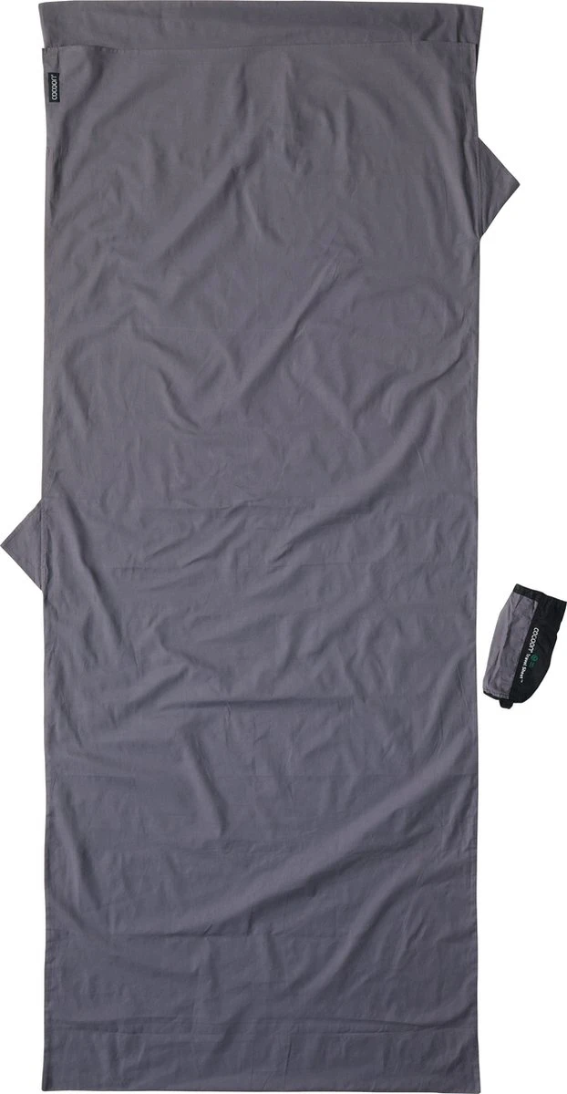 Cocoon TravelSheet - Lakenzak - Katoen - Grijs 4 Cocoon TravelSheet - Lakenzak - Katoen - Grijs - Afbeelding 2