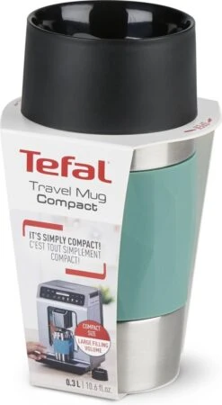 Tefal Compact Travel Mug Compact Thermosfles - 0,3 L - Groen -Buiten Kamperen 658x1200 1