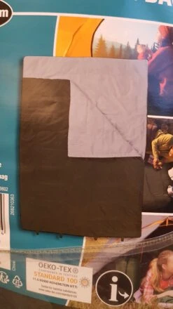 Froyak - 2-persoons Slaapzak XXL Groen 225 X 150 Cm - 2 Persoons Slaapzak Envelop Model Extra Large -Buiten Kamperen 674x1200 3