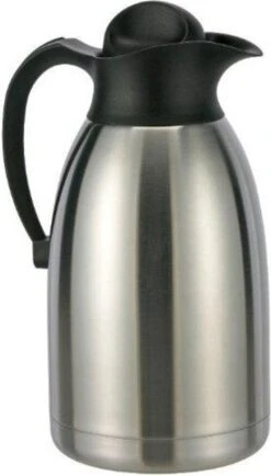Basic Haushalt 26053 - Thermoskan - 2 Liter - RVS