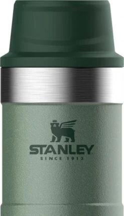 Stanley Trigger-Action Travel Mug 0.35L - Thermosfles - Hammertone Green -Buiten Kamperen 692x1200 2