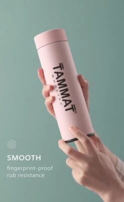 Slimme Thermosfles Met LCD Temperatuur Display - Curver Isolatiefles 500 ML - Rubber Coating - Dubbelwandige Thermosfles - Thermosbeker - Isoleerfles - Thermoskan - Travel Mug - Bidon Drinkfles - Koffiebeker - Drinkflessen - RVS - Smart Thermos -Buiten Kamperen 741x1200