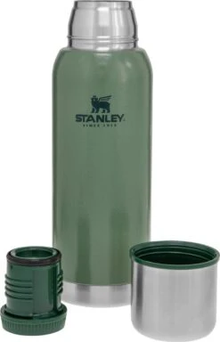 Stanley The Stainless Steel Vacuum Bottle 1,0L - Thermosfles - Hammertone Green 10 Stanley The Stainless Steel Vacuum Bottle 1,0L - Thermosfles - Hammertone Green -Buiten Kamperen 772x1200 5