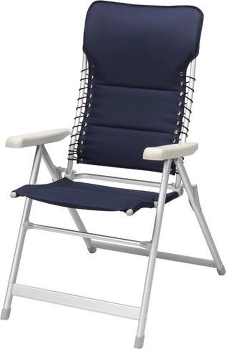 Campart Campingstoel CH-0592 - Opvouwbaar Met Hoofdsteun - 7 Verstelbare Standen - Lichtgewicht - Blauw 3 Campart Campingstoel CH-0592 - Opvouwbaar Met Hoofdsteun - 7 Verstelbare Standen - Lichtgewicht - Blauw