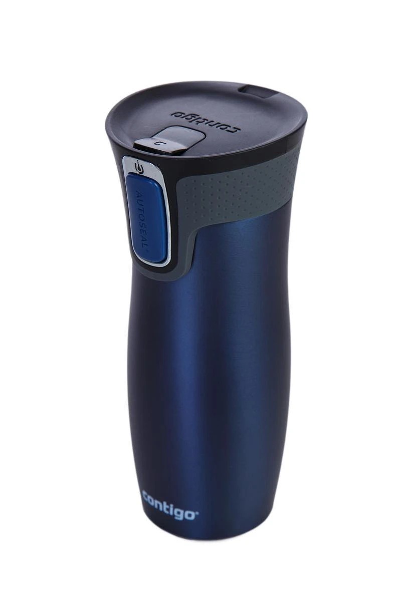 Contigo Westloop Thermosbeker – Autoseal - 470ml - Monaco Blauw 3 Contigo Westloop Thermosbeker – Autoseal - 470ml - Monaco Blauw