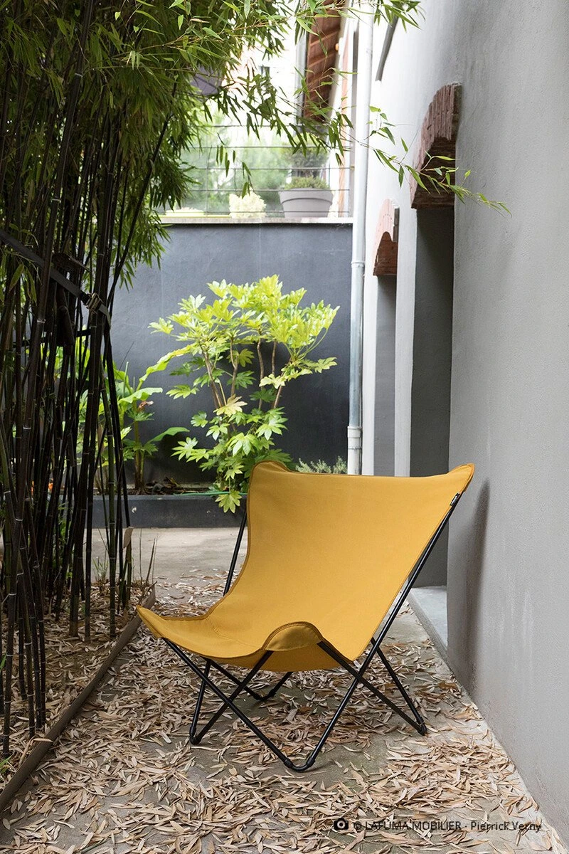 LAFUMA Pop Up XL - Vlinderstoel - Inklapbaar - Curry 5 LAFUMA Pop Up XL - Vlinderstoel - Inklapbaar - Curry - Afbeelding 3