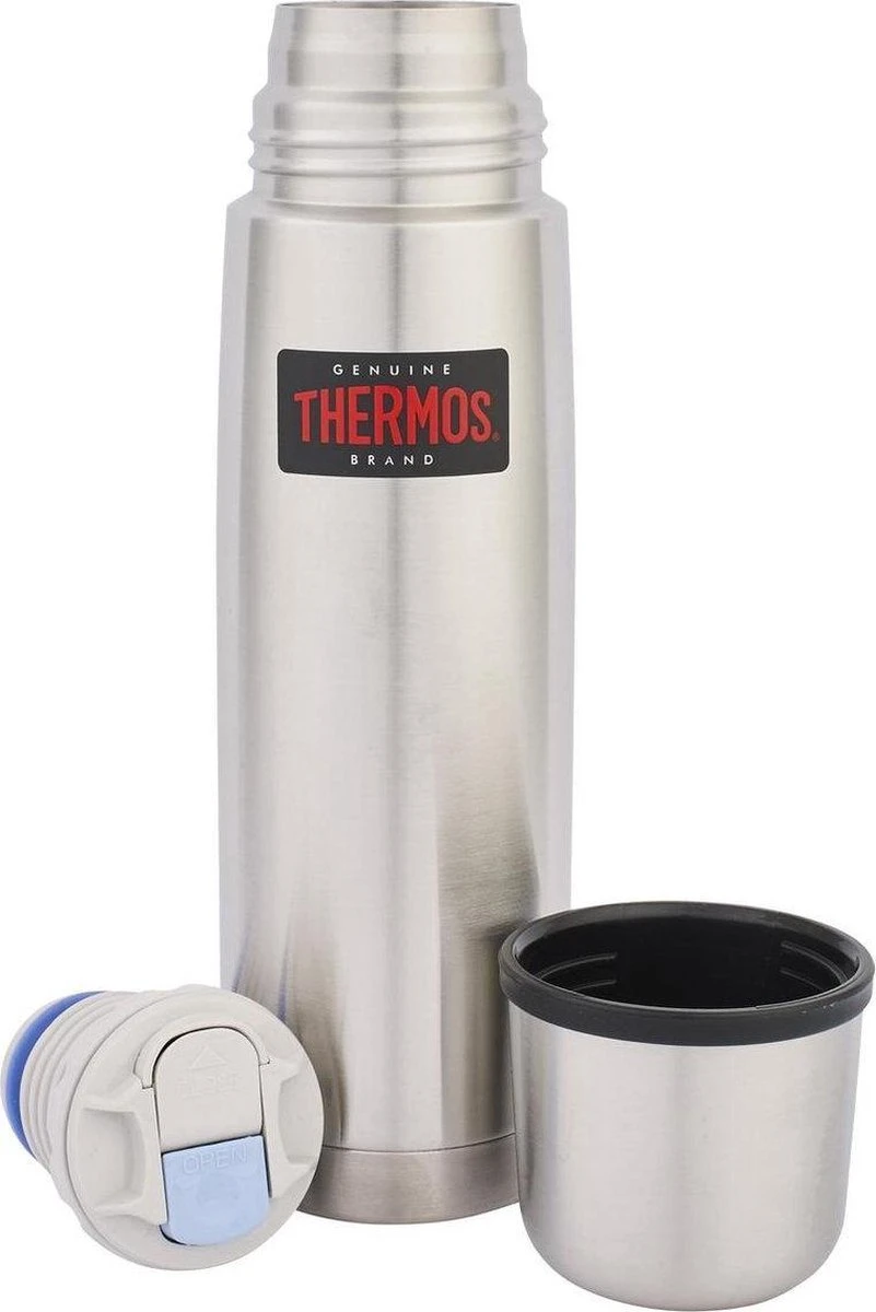 Thermos Isoleerfles - Thermax - 500 Ml - Zilver 4 Thermos Isoleerfles - Thermax - 500 Ml - Zilver - Afbeelding 2