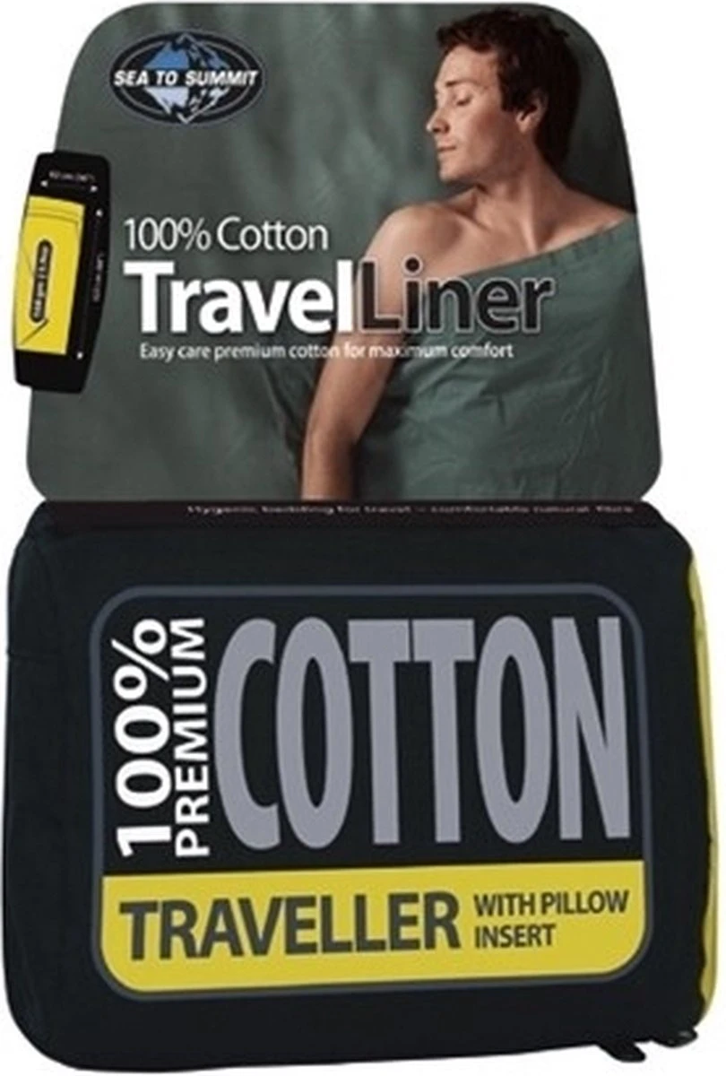 Sea To Summit - Premium Cotton Liner - Lakenzak - Katoen - Oceaan Blauw - Recht Model Lang 8 Sea To Summit - Premium Cotton Liner - Lakenzak - Katoen - Oceaan Blauw - Recht Model Lang - Afbeelding 6