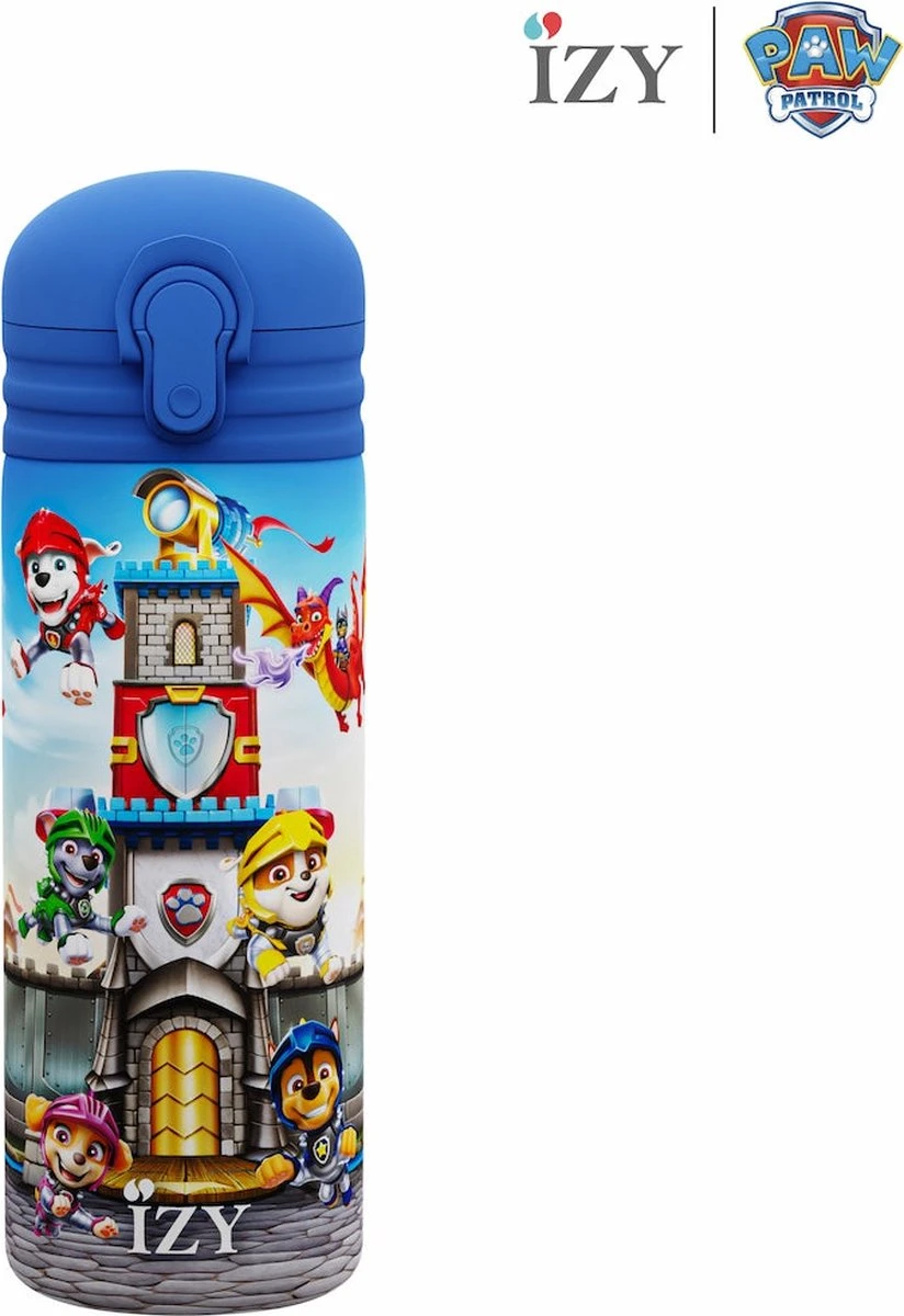 IZY Bottles X Paw Patrol - Rescue Knights | 350 ML | Kinderen | Thermosfles | Drinkfles | Waterfles | Schoolfles | Isoleerfles | Beker | Drinkbeker | Koud | Warm | Fles | Kinder | Back To School | 350ml 6 IZY Bottles X Paw Patrol - Rescue Knights | 350 ML | Kinderen | Thermosfles | Drinkfles | Waterfles | Schoolfles | Isoleerfles | Beker | Drinkbeker | Koud | Warm | Fles | Kinder | Back To School | 350ml - Afbeelding 4