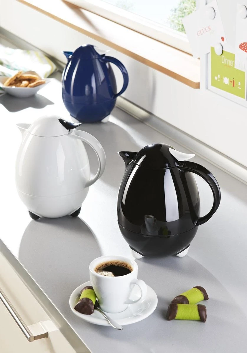 Leifheit Columbus Isoleerkan - 1 Liter - Rood 3 Leifheit Columbus Isoleerkan - 1 Liter - Rood - Afbeelding 2