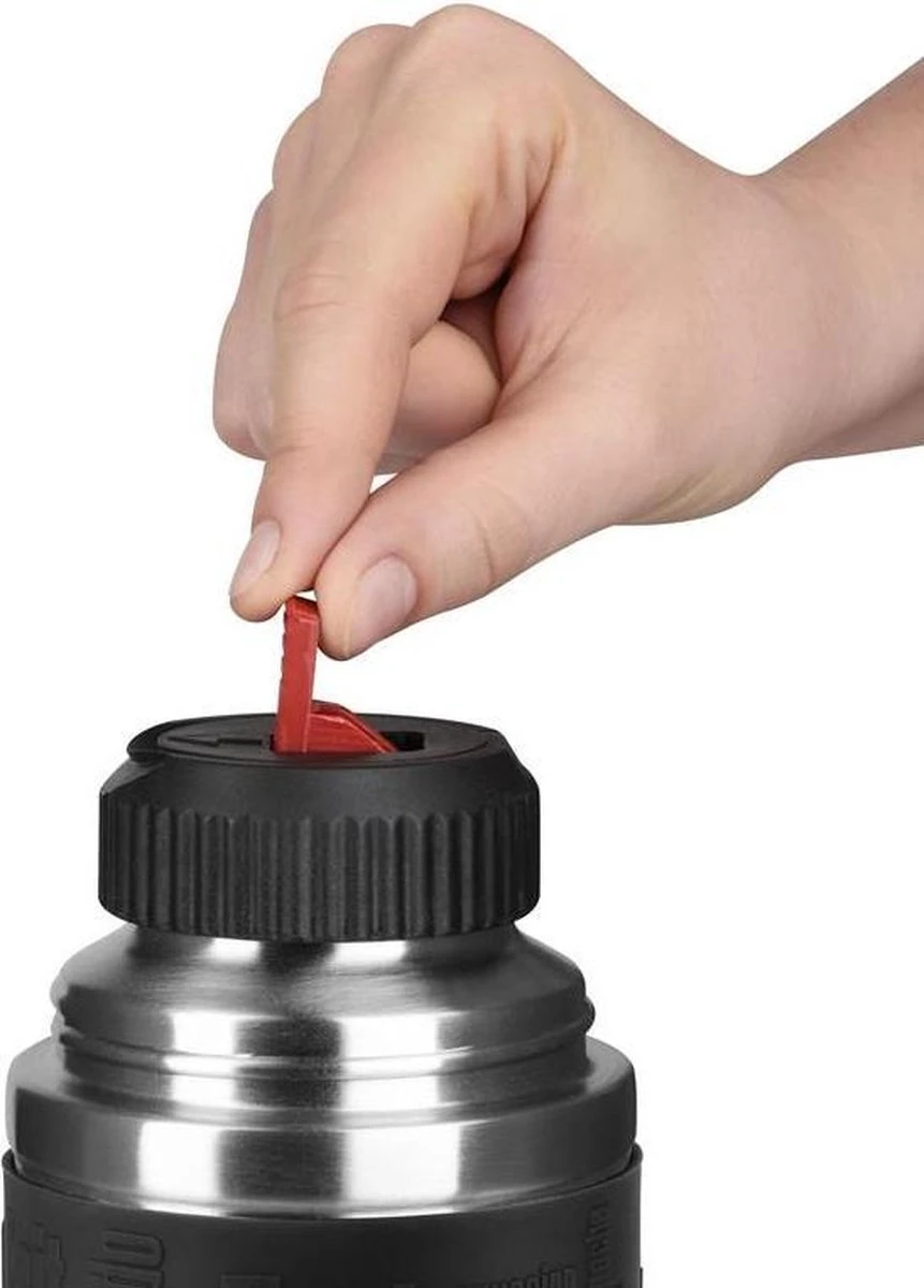 Tefal Senator Sleeve Isoleerfles - 1L - RVS/Zwart 5 Tefal Senator Sleeve Isoleerfles - 1L - RVS/Zwart - Afbeelding 3